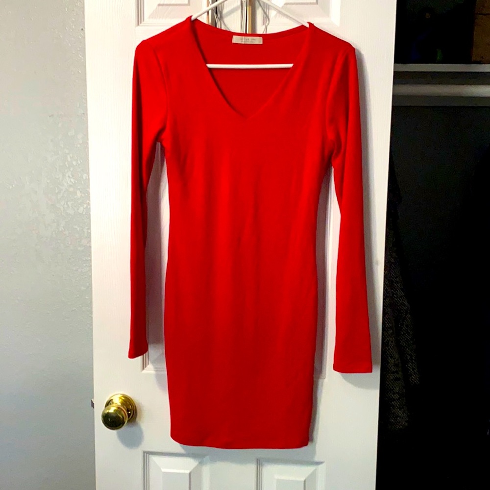 Red dress
